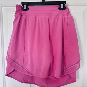 Lululemon Hotty Hot High Rise Skirt/ Skort Sonic Pink Size 6 New with Tags